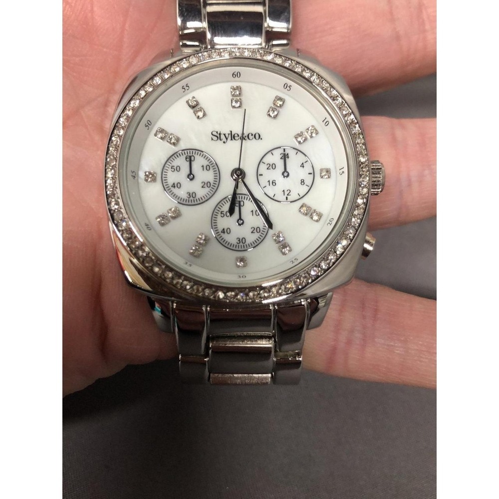 Style & Co Ladies Rhinestone Watch - Picture 2 of 7